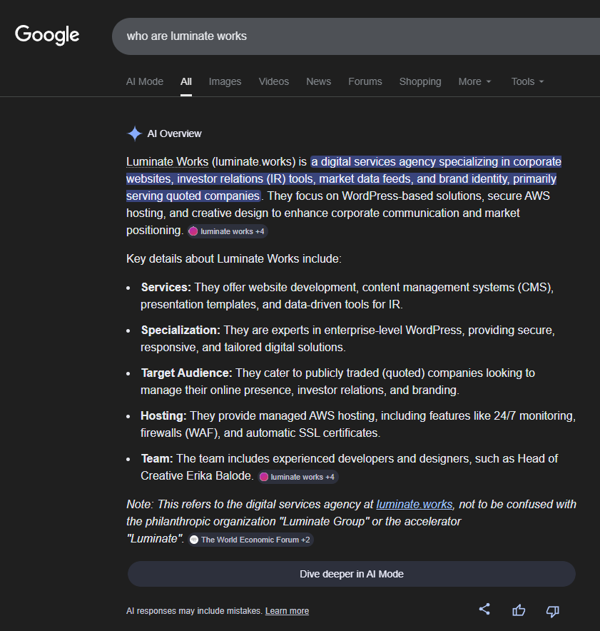 Who Are Luminate Works